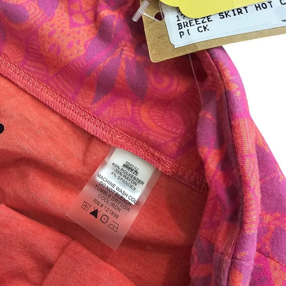 Title Nine Womens Breeze Skirt Size Small Coral Floral Mini - Picture 4 of 8